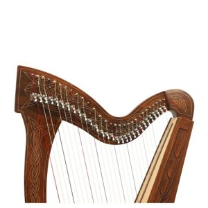 Alternative view of Celtic Harp Boru 29 strings Rosewood