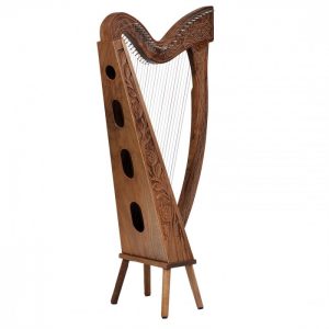 Alternative view of Celtic Harp Boru 27 strings Walnut