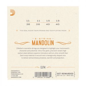 Alternative view of D'Addario EJ74 - PB Mandolin Strings, Medium