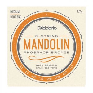 D'Addario EJ74 - PB Mandolin Strings, Medium