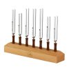 Meinl Tuning Fork Set - Planetary Tuned Chakra Set with wooden base
