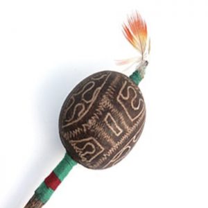 Alternative view of Shipibo Shaman Rattle - Small
