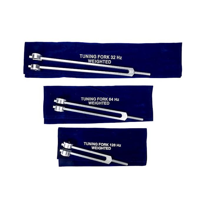 Tuning Fork Otto Set 32Hz, 64Hz, 128Hz, Weighted - Image 2
