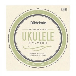 D'Addario EJ88S - Nyltech Ukulele, Soprano