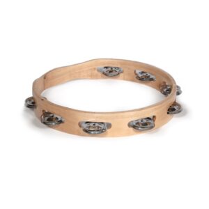 Wooden Tambourine 20cm 6 jingles