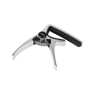Alternative view of Aroma Capo for acoustic/electric guitar Silver
