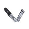 Woven Ukulele/Small guitar strap - Blue/White