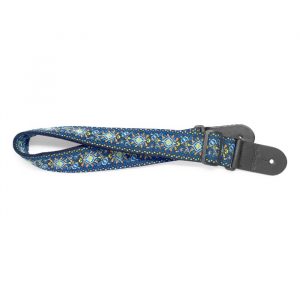 Woven Cotton Guitar Strap - Jimi Blue