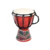 Djembe, 20cm Painted/Carved