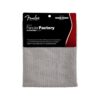 Fender Factory Microfiber Cloth, Musical Instrument Cleaning Cloth, Grey