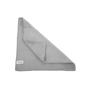 Alternative view of Fender Factory Microfiber Cloth, Musical Instrument Cleaning Cloth, Grey