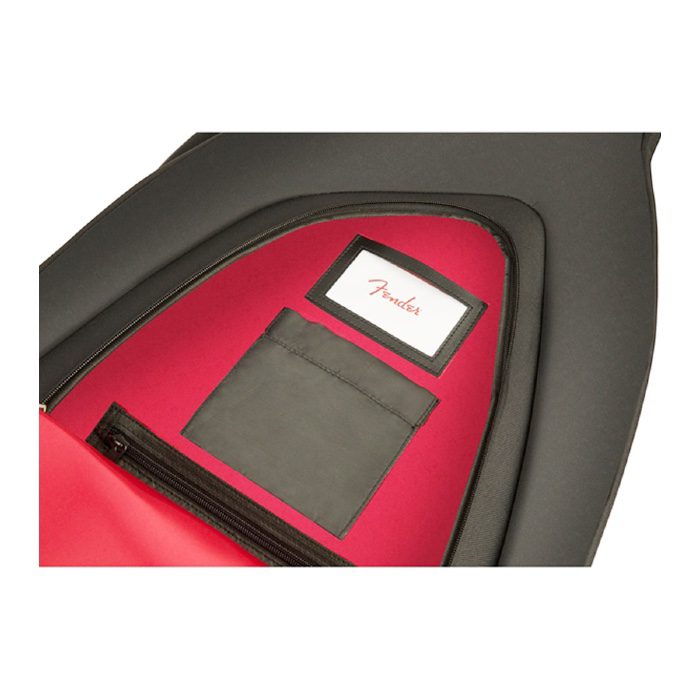 Fender Guitar Bag, Dreadnought, 10mm Padding, Black - Image 5