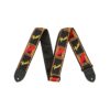 Fender Guitar Strap - Black & Red