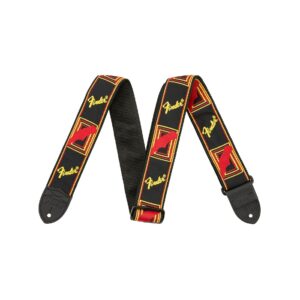 Fender Guitar Strap - Black & Red