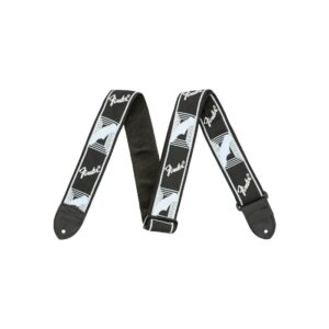 Fender Guitar Strap - Black & Light Blue