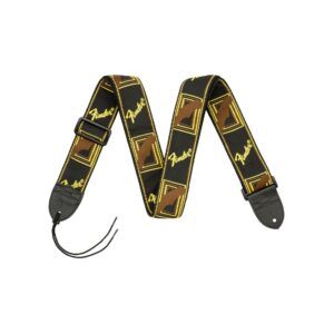 Fender Guitar Strap -  Black & Yellow