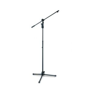Hercules Microphone Stand with 2-1 Boom Clamp, Tripod Base