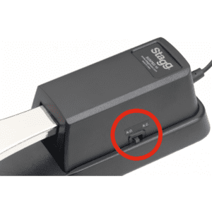Alternative view of Stagg Piano Sustain Pedal