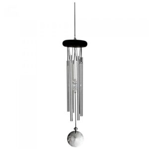 Woodstock Crystal Meditation Chime Silver