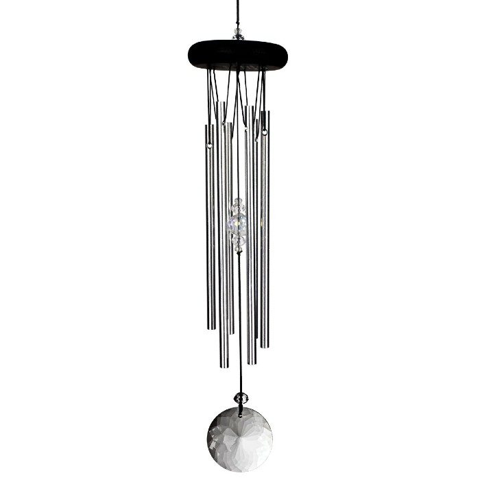 Woodstock Crystal Meditation Chime - Silver - Image 2