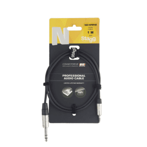 Stagg Audio Cable - 3.5mm Mini Jack to 1/4 Inch Stereo