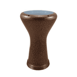 Darbuka - Gawharet El Fan, Aluminium, Brown