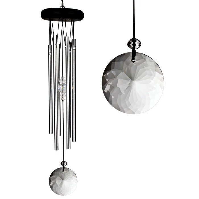 Woodstock Crystal Meditation Chime - Silver - Image 3