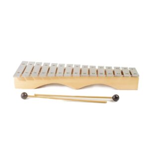 Glockenspiel 15 notes – Chrome Bars, 2 Beaters