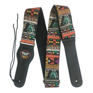 RockYou Guitar Strap - Red Aztec