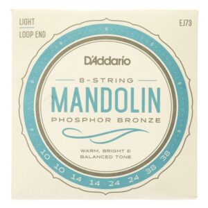 D'Addario EJ73 - PB Mandolin Strings, Light