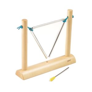 Triangle on Wooden Stand - 15cm