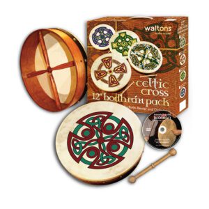 Waltons 12" Bodhran Pack Carew Cross