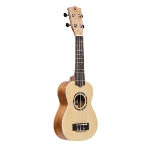 stagg soprano ukulele spruce top