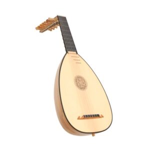 Alternative view of Descant Lute, 7 Courses - Lacewood
