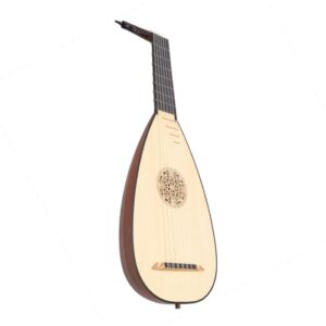 Alternative view of Travel Lute, 7 Courses - Rosewood