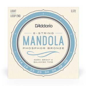 D'Addario EJ72 Mandola Strings, Phosphor Bronze, Light