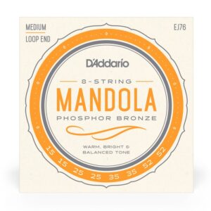 D'Addario EJ76 Mandola Strings, Phosphor Bronze, Medium