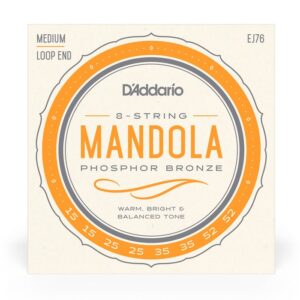 D'Addario EJ76 Mandola Strings, Phosphor Bronze, Medium