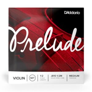 D'addario Prelude Violin String Set, 12 Scale, Medium