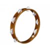 Meinl Wood Tambourine - Aluminium Jingles