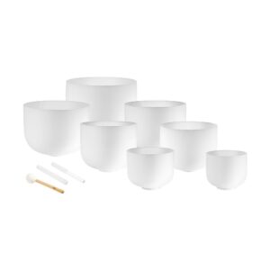 Meinl Crystal Singing Bowls Chakra Set