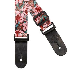 Alternative view of Ukulele Strap - Pink Gaucho Flowers