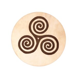 Deer Skin Shaman Drum, 40 cm - Triskele