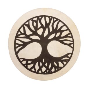 Deer Skin Shaman Drum, 50 cm - Tree of Life