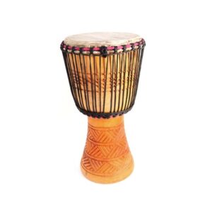 Djembe - 10 with Carvings