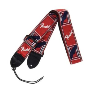 Alternative view of Fender Guitar Strap - Red & White