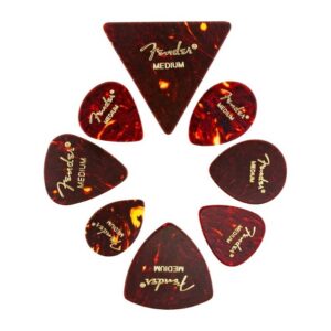 Fender Plectrums All Shapes - Tortoise Shell