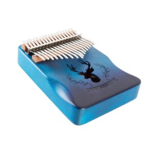 Alternative view of CG Stag Kalimba 17 Keys - Blue