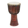 Leopard Djembe 57cm tall - Ghana, Africa