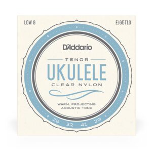 D'Addario EJ65TLG Low G Ukulele - Nylon